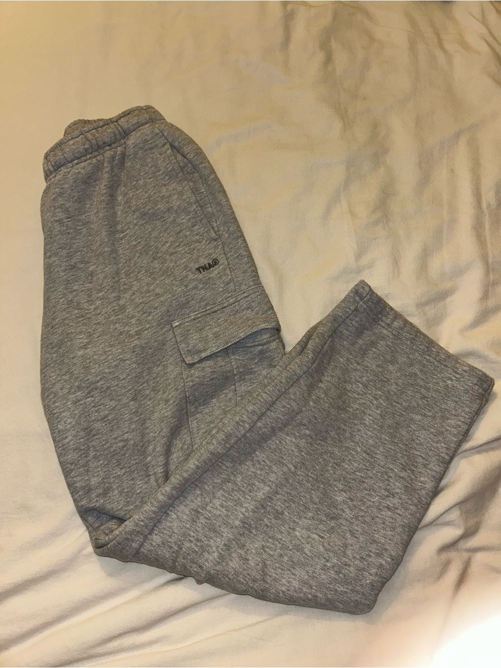 TNA Light Gray Cargo Joggers - Picture 5 of 6